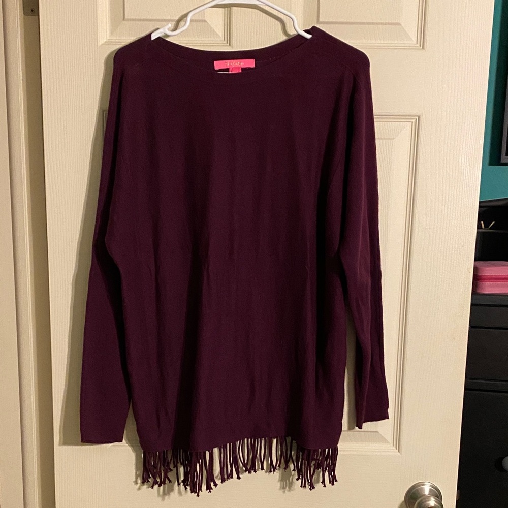 Deep purple Lilly Pulitzer sweater